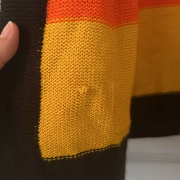 Her Universe Disney Halloween Mickey Mouse Stripe Hooded Cardigan - Picture 7 of 11